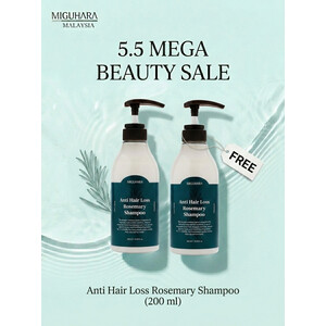 [ 5.5 SALE ] Anti Hair Loss Rosemary Shampoo BUY 1 FREE 1 500ml