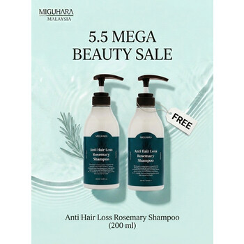 [ 5.5 SALE ] Anti Hair Loss Rosemary Shampoo BUY 1 FREE 1 500ml