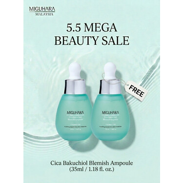 [ 5.5 SALE ] Cica Bakuchiol Blemish Ampoule BUY 1 FREE 1 35ml