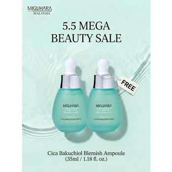 [ 5.5 SALE ] Cica Bakuchiol Blemish Ampoule BUY 1 FREE 1 35ml